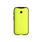 Grip Case Shell for Motorola Moto E 1st generation - Lime (Electronics)