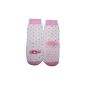 Weri Spezials Socks Children Plush with ABS, Color: Pink, 