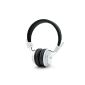 Q8 GranVela Folding Bluetooth Stereo Headset Over Ear Headset Comfort New Music Player mode, Micro SD Reader, Bluetooth headsets, hands free headphones without foldable wire, Support TF, FM radio, Bluetooth, can be connected to the PC, laptop, tablet PC , mobile phone, MP3 / MP4-White (Electronics)