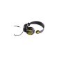 WeSC Oboe hook headphones, black (Electronics)