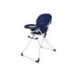 TecTake baby high chair for children big blue comfort (Baby Care)