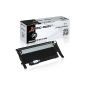 Toner for Samsung CLP 360/365 black with Chip Black, 1,500 pages, compatible with CLT-K406S (Electronics)