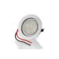 sweet LED® 60 LED Spot Lamp, G4, 12V, warm white, Stainless steel