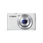 Canon PowerShot S200 Digital Camera (10.1 Megapixels, 5x opt. Zoom, 7.5 cm (3 inch) LCD, Full HD, GPS) White (Electronics)