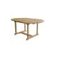 Oval table with extension JAVA - Teck TFT