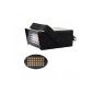 Mystore365 Mini DJ strobe flash Buehnenbeleuchtung Club Party Disco 24 LED bulb, equipped with angle-adjustable mounting bracket, power consumption: 3W