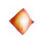 Trio lights wall light with glass gradient orange, 203800117 (household goods)