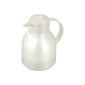 EMSA 504687 jug SAMBA, Translucent White, 1.00 liter, QuickPress (100% leak-proof, 12 hr. Hot, 24 hrs. Cold, Made in Germany) (household goods)