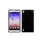 Cadorabo!  S Gel Case Cover for Huawei P7 Black (Electronics)