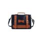 Ecosusi Women Vintage Leather Saddle Shoulder Bag Lady Briefcase Handbags