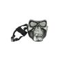Death head skull skeleton skull mask half mask HOOD For Protection PAINTBALL Paintball Airsoft BB BDSM hunting war 6 color scheme (black) (Toy)
