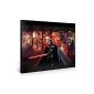 Star Wars Original licensed product - Movie Picture Collage 1-6 - 100x75cm canvas print, murals, art prints as canvas picture - New and stretched on a frame - XXL images decoration for home