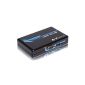 Portta NPETHVP PC Converter HDMI to VGA with Audio 3.5mm Black (UK 3 pin plug) (Accessory)