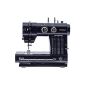 Black sewing machine