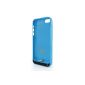 iPhone 5C / 5S / 5 2200 mAh spare battery Battery Battery Case Power Bank Case Power IOS 7 Blue (Electronics)
