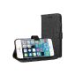 Bestwe Cover iPhone 6 4.7 Inches flap leather wallet for iPhone 6 (Black)