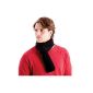 Octave - ultra soft fleece scarf - man - black (Clothing)
