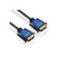 deleyCON Premium HQ DVI to DVI cable - DVI-D Dual Link - [1.5m] - 3D Ready - DVI to DVI adapter cable [1.5 meter] (Electronics)