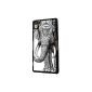 Sony Xperia Z2 Aztec Ornate Tribal elephant Lion Designer Fashion Trend shell back shell Case (Electronics)