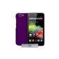 Hard shell Soft Violet EXTRA FINE Wiko Rainbow and Rainbow 4G + PEN and 3 MOVIES FREE!  (Electronic devices)