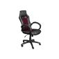 Premium sports seat executive chair Office chair Racer black / dark 59807 (Home)