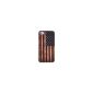 [A4E] Apple iPhone 4 4G 4S Case Cover Bumper US retro USA stars and stripes flag banner vintage used look (Electronics)