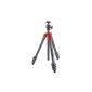 Manfrotto MKCOMPACTLT-RD Compact Light Tripod (Transferability: 1,5Kg) red (Accessories)