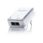 devolo 9104 - 1 Pack Powerline Adapter (duo dLAN 500): 2 Fast Ethernet ports (Personal Computers)