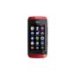 Nokia Asha 305 Smartphone (7.6 cm (3 inch) touchscreen, 2 megapixel camera, GPS) Red (Electronics)