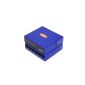 5port semper NS5-3 Network Switch + 1 uplink port 10 / 100Mb blue wandmontagefähig retail (Accessories)
