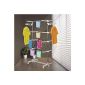 Mobile drying rack Dryer Tower wing on 3 or 4 levels foldable (4 levels) (household goods)