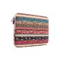 Plemo Bohemian Style Fabric Canvas Laptop Sleeve / MacBook / MacBook Pro / MacBook Air 13 to 13.3 inches, Mystic Forest (Electronics)