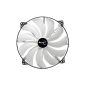 Aerocool Silent Master Fan With LED White 200mm (Germany Import) (Accessory)