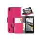 DONZO Wallet Real Structure Case for Huawei Ascend P7 Pink (Electronics)