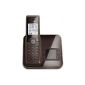 German Telekom Sinus A205 Cordless phone answer machine - chocolate brown (150 phonebook entries, monochrome graphic display) (Electronics)