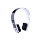 VicTsing Bluetooth Wireless Stereo Headphones / Headset With Built-in microphone, Bluetooth V3.0 + EDR A2DP HFP, noise cancellation, Over-head style for Apple iPad iPhone 4S 4 May iPad Mini, Macbook iMac, Samsung Galaxy S4 SIV S3 SIII i9300 Note 2 II 3 III Sony Xperia Z1 L39h, L36h Xperia Z, HTC One M7 - Black (Electronics)
