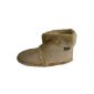 Coolers - men Slippers microsuede fashion boots - soft padding and faux fur lapels - Beige - Size 45-46 (Shoes)