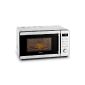 Klarstein Stella Prima stainless steel microwave with grill microwave oven (1800 W, 20 liters, with cooking thaw and grill function, time display, incl. Glass turntable and grill) silver (household goods)