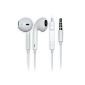 EraSounds 2 pairs of in-ear headphones with remote control, buttons for volume and microphone Apple iPhone, iPad, iPod, iPhone 5, 5G, 4, 4S, 3GS (Electronics)