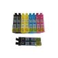 10 XL High Capacity Ink Cartridges For ColourDirect Epson Expression Home XP102, XP202, XP205, XP30, XP302, XP305, XP402, XP405 Black printers 4 2 2 Cyan Magenta Yellow 2 (Electronics)