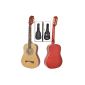 ts Ideas 1/2 acoustic classical guitar in nature for children 6 - 9 years with accessory (padded guitar bag, strap, strings, pitch pipe and two picks) (Electronics)
