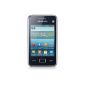 Samsung Rex 80 Smartphone (7.6 cm (3 inches) touch screen, 3.2 megapixel camera, card slot, FM radio, microUSB) indigo blue (Electronics)