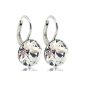 Earrings with SWAROVSKI ELEMENTS - Color Silver Crystal - Case - Made in Germany (jewelry)