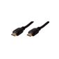 HDMI Connection Cable HDMI plug (A) to HDMI plug (A), gold plated, length 1.0 m (electronic)