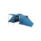 High Peak Como 6 - - brown / blue family tent (Sport)