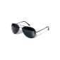Tedd Haze spring hinge aviator sunglasses with glasses bag (Textiles)