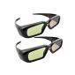 ATC 2 x DLP LINK - 3D Ready Active Shutter Glasses for DLP - Link Projector ** Acer 5360bd perfect for Optoma HD300 (Electronics)