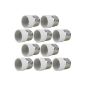 10x MENGS® quality E27 to E14 lamp holder adapter with High temperature resistance ABS material