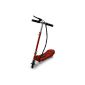 Electronics-Star bright red electric scooters with red LED Ground Lighting (15km / h, 120 watt motor, battery, brake) (household goods)