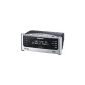 Sangean DCR-9 + digital clock radio (DAB + / FM tuner, dual alarm, snooze, sleep timer) silver / black (Electronics)